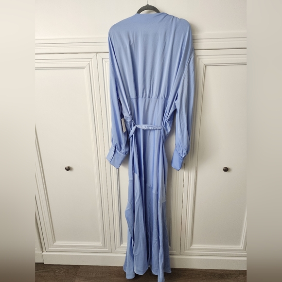 NWT Eloquii Satin Maxi Dress - Picture 5 of 7
